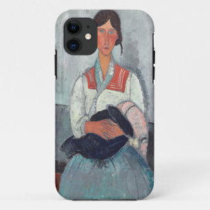 Case-Mate iPhone Case Femme tzigane avec bébé par Amedeo Modigliani