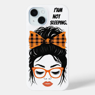 Coque Case-Mate iPhone Femme Whimsical avec lunettes orange