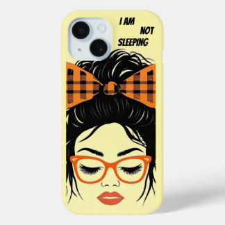 Coque Case-Mate iPhone Femme Whimsical avec lunettes orange