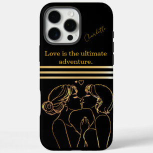 Coque iPhone 16 Pro Max Femmes célébrant l'amour