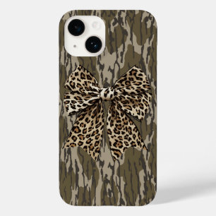 Coque Case-Mate iPhone Femmes de chasse au ruban Camo Leopard Bow Bottoml