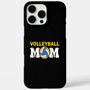 Coque iPhone 16 Pro Max Femmes Volleyball Maman Chemise Jeu Jour Joueur am