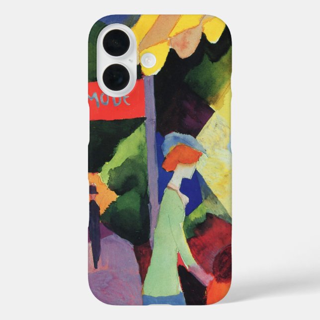 Coques Case-Mate iPhone Fenêtre à la mode par August Macke, Fauvisme vinta (Verso)