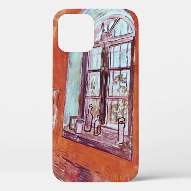 Coques Case-Mate iPhone Fenêtre de l'atelier de Vincent van Gogh à l'asile (Verso)