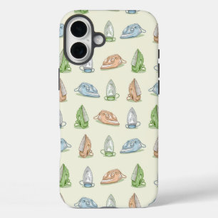 Coque Pour iPhone 16 Plus Fer à repasser Lave-linge patten