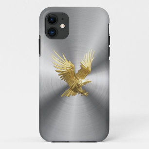 Coque Case-Mate iPhone Fer d'acier d'Eagle d'or