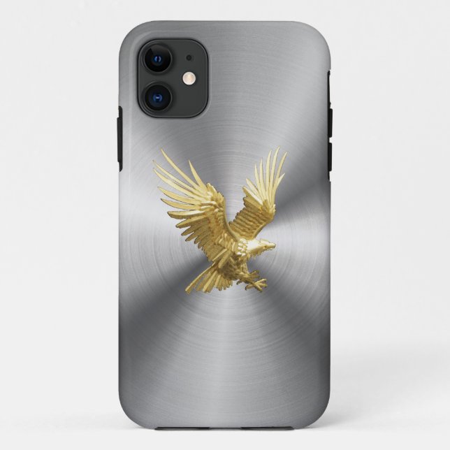 Coques Case-Mate iPhone Fer d'acier d'Eagle d'or (Dos)