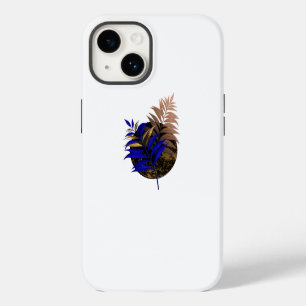 Coque Case-Mate iPhone Ferme bleue sur cercle noir