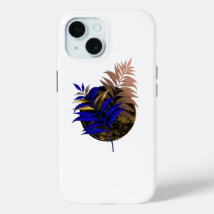 Coque Case-Mate iPhone Ferme bleue sur cercle noir