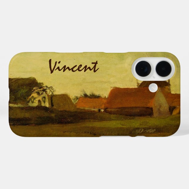 Coques Case-Mate iPhone Fermes à Loosduinen La Haye par Vincent van Gogh (Verso (horizontal))