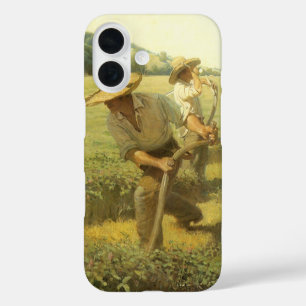 Coques iPhone 16 Fermiers Vintage, Retour à la ferme par NC Wyeth