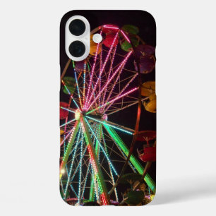 Coque Pour iPhone 16 Plus Ferris Wheel at Night Photo