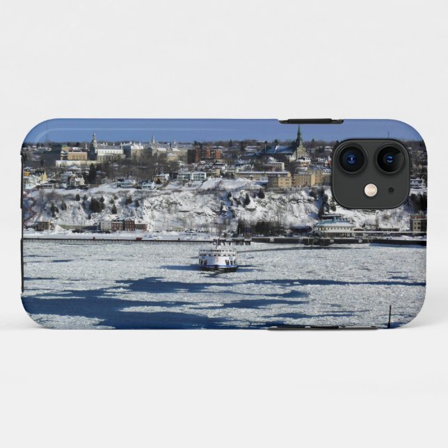 Coques Case-Mate iPhone Ferry sur le fleuve Saint-Laurent (Québec) (Dos (Horizontal))