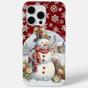 Coque Case-Mate iPhone Festif Noël bonhomme de neige