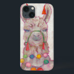 Coque Case-Mate iPhone Festival de l'aquarelle Llama<br><div class="desc">Festival Llama Artiste : Chariklia Zarris</div>