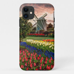Coque iPhone 11 Festival de tulipe