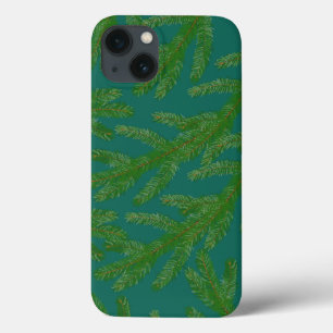 Case-Mate iPhone Case Festive Green sapin branches et brindilles