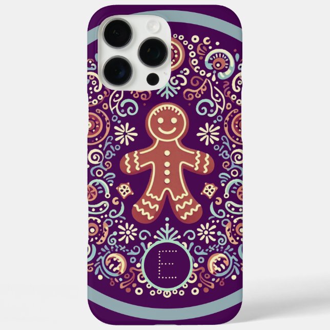 Coques Case-Mate iPhone Festive pain d'épices (Verso)