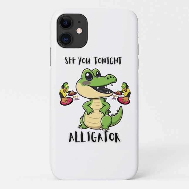 Coques Case-Mate iPhone Fête d'animaux Alligator (Dos)