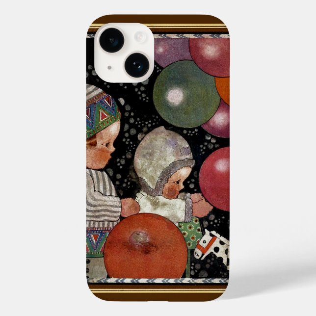 Coques Case-Mate iPhone Fête d'anniversaire, ballons et jouets pour enfant (Verso)
