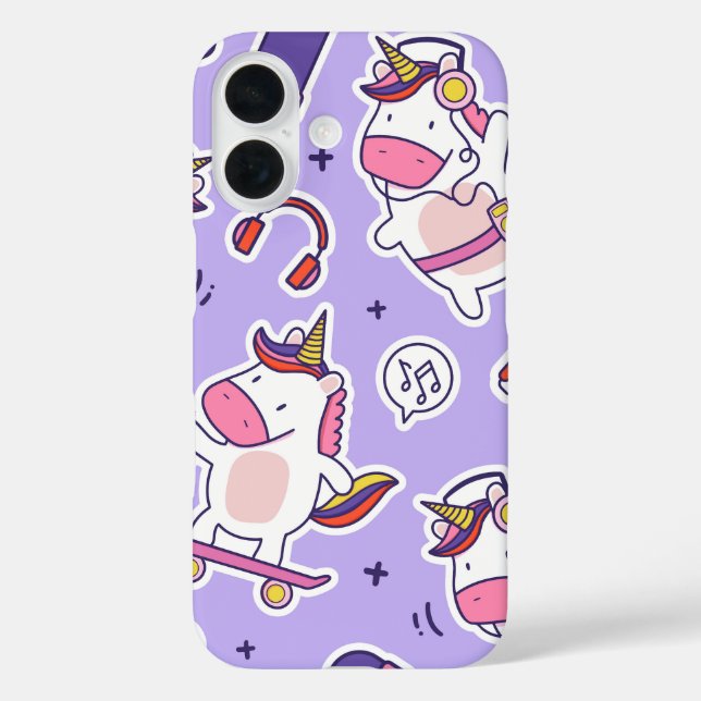 Coques Case-Mate iPhone Fête de fête Unicorn Fun Celebration (Verso)
