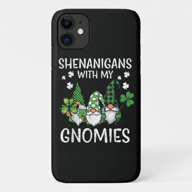 Coques Case-Mate iPhone Fête de la Saint-Patrick avec Gnomies Gnome (Dos)
