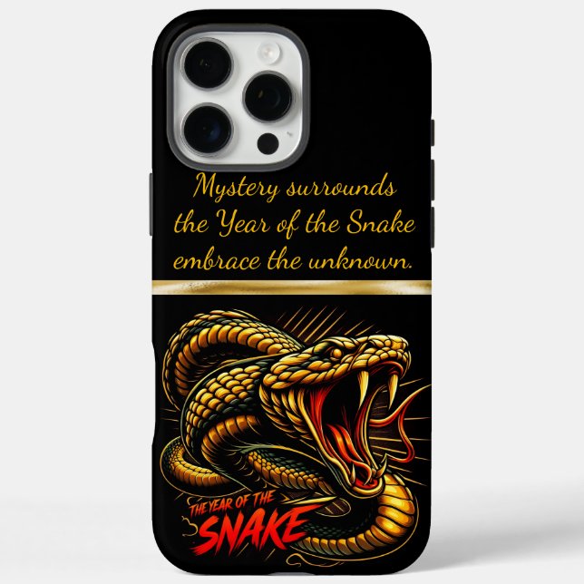 Coques Case-Mate iPhone Fête de l'année du serpent 2025 (Verso)