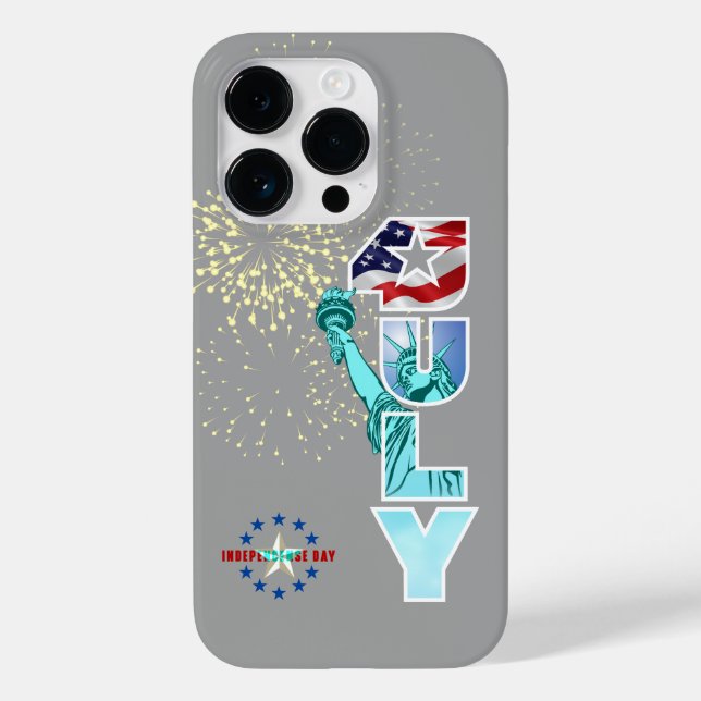 Coques Case-Mate iPhone Fête de l'Indépendance (Verso)