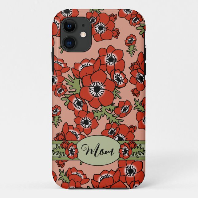 Coques Case-Mate iPhone Fête des mères personnalisées (Dos)