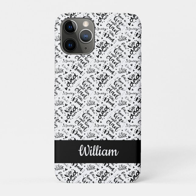 Coques Case-Mate iPhone Fête des pères d'art personnalisable Meilleur papa (Dos)