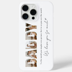 Coque Case-Mate iPhone Fête des pères de message de Collage de photos pap