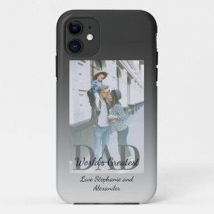 Case-Mate iPhone Case Fête des pères le plus grand papa du monde avec ph