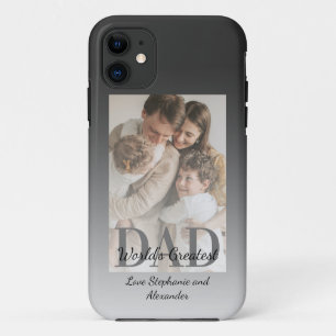 Case-Mate iPhone Case Fête des pères le plus grand papa du monde avec ph