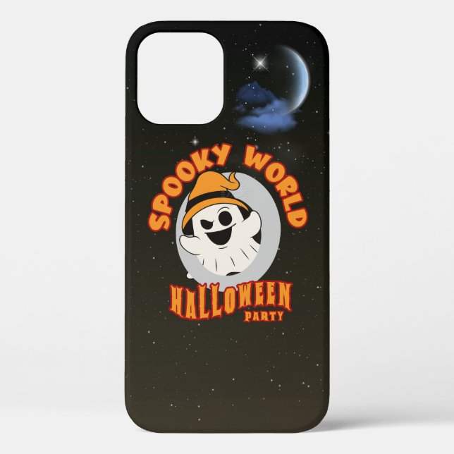 Coques Case-Mate iPhone Fête d'Halloween Spooky World | (Verso)