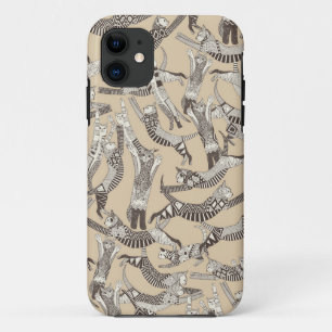 Coque Case-Mate Pour iPhone fête du chat beige naturel