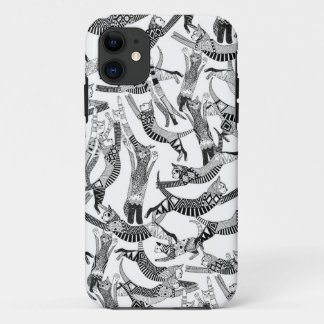 Coque iPhone 11 fête du chat noir