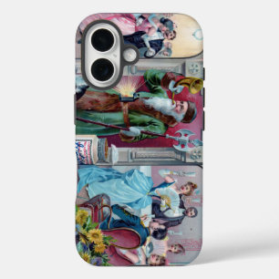 Coque Pour iPhone 16 Fête du Nouvel An vintage : Liebig Publicité