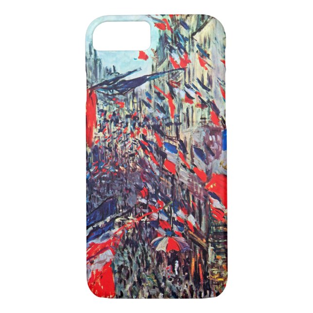 Coques Case-Mate iPhone Fête Nationale à Paris, Claude Monet (Dos)