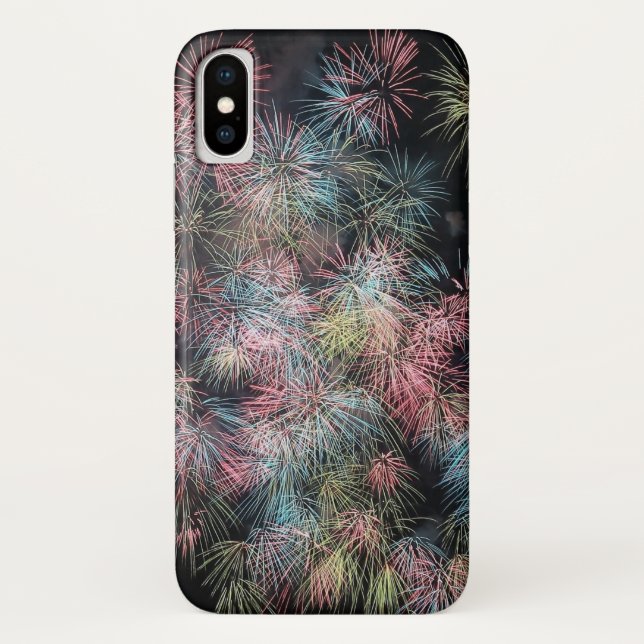 Coques Case-Mate iPhone Feu d'artifice coloré... (Dos)