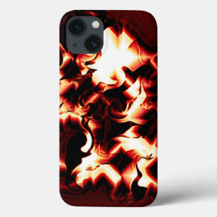 Case-Mate iPhone Case Feu de bonhomme sculpté sur arrière - plan noir