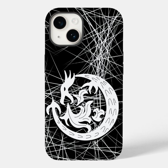 Coques Case-Mate iPhone Feu de dragon (Verso)