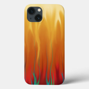 Coques Pour iPhone Feu - Flammes simulées Art abstrait