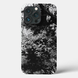 Case-Mate iPhone Case Feuillage de forêt Motifs Nature Noir Blanc