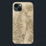 iPhone 13 Coque Feuillage doré I<br><div class="desc">Floral</div>