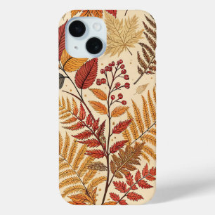 Coque Case-Mate iPhone Feuillages et baies d'automne - Tons chauds