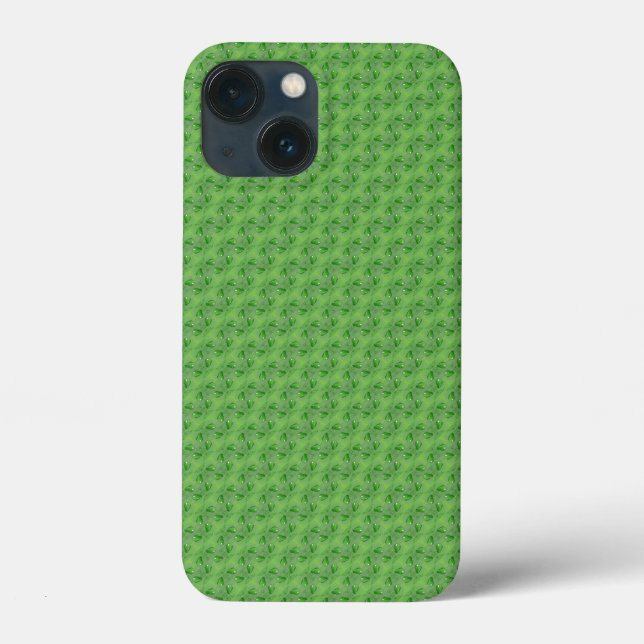 Coques Case-Mate iPhone Feuille avec gouttes d'eau motif (Verso)