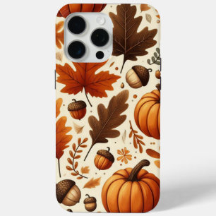 Coque Case-Mate iPhone feuille/citrouille/cavernes Automne
