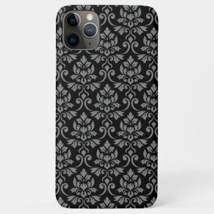 Case-Mate iPhone Case Feuille Damask Gris sur noir