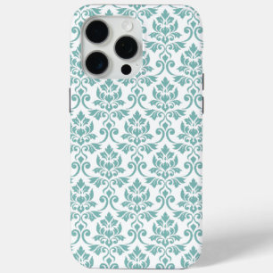 Coque Case-Mate iPhone Feuille Damask Motif Turquoise