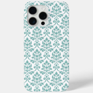 Coque Case-Mate iPhone Feuille Damask Motif Turquoise
